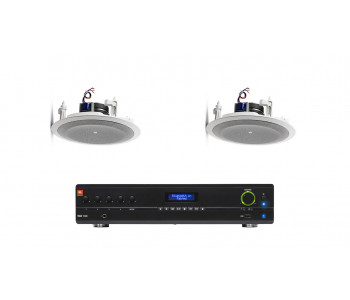 Комплект акустики 2 потолочных динамика JBL 8128 | Bluetooth | 2х6Вт